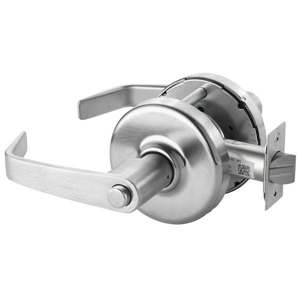 Corbin Russwin Grade 1 Hospital Privacy Cylindrical Lock, Newport Lever, D Rose, Non-Keyed, Satin Chrome Finish CLX3320H NZD 626 - main
